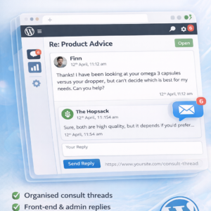 Consult Request – Ticket/Support Messaging for WordPress