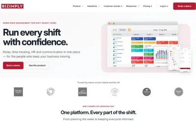 Bizimply website redesign proposal