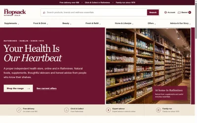 The Hopsack ecommerce redesign proposal