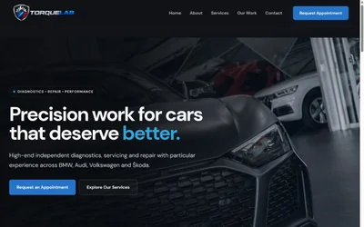 TorqueLab automotive website